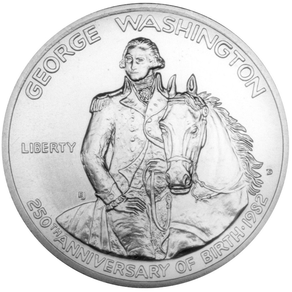 1982 GEORGE WASHINGTON 250TH ANNIVERSARY COMMEMORATIVE HALF DOLLAR